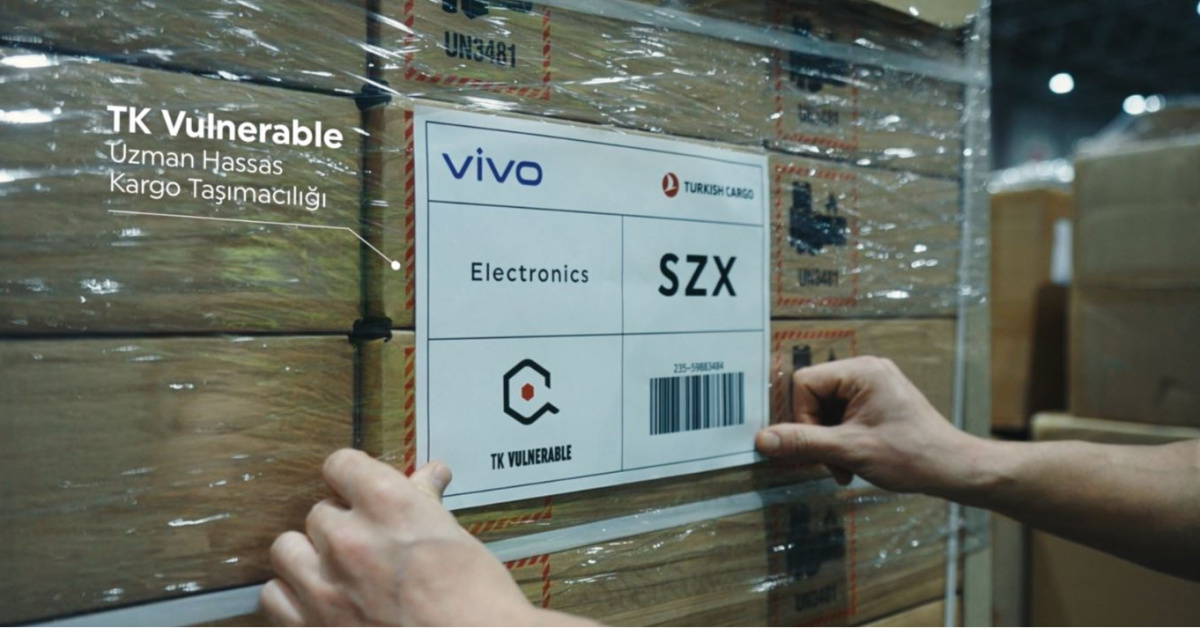 Turkish Cargo, vivo ürünlerini taşıyacak
