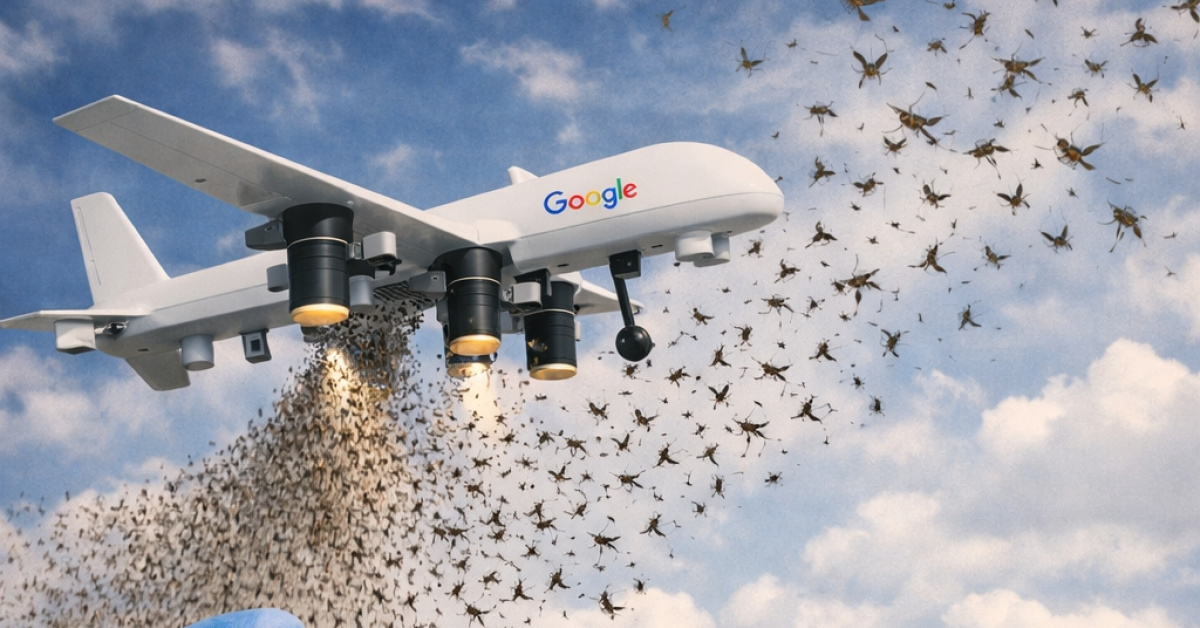 Google’dan sivrisinek ordusu!