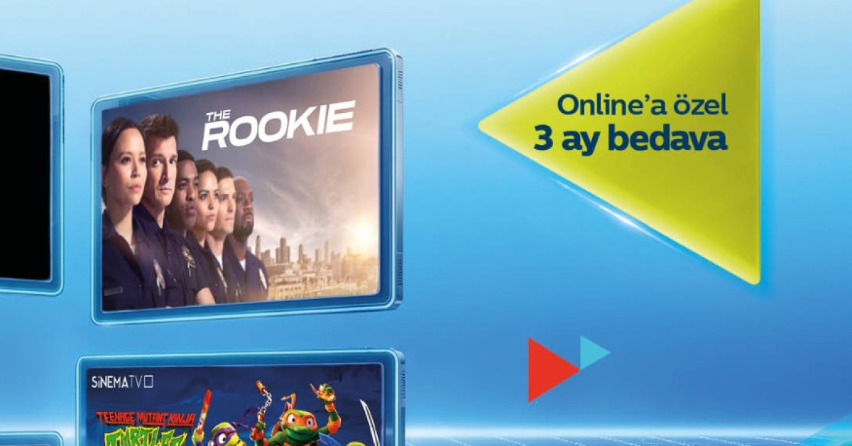 İlk 3 ay ücretsiz eğlence paketi