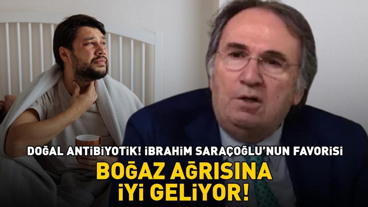 Prof. Dr. İbrahim Saraçoğlu önerdi! Doğal antibiyotik! Boğaz ağrısı, kronik bronşit ve alerjik astım için biçilmiş kaftan!
