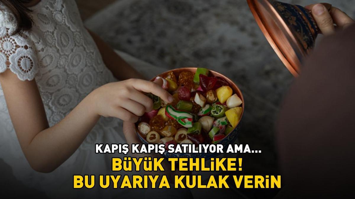 BÜYÜK TEHLİKE! Bayram şekeri almadan önce bu uyarıya kulak verin! Kapış kapış satılıyor ama...