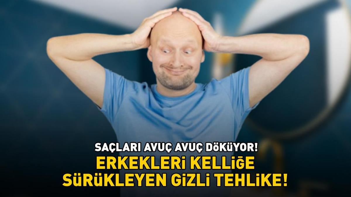 Erkekleri kelliğe sürükleyen gizli tehlike! Herkes içiyor ama sonuç felaket: 'Saçları avuç avuç döküyor'