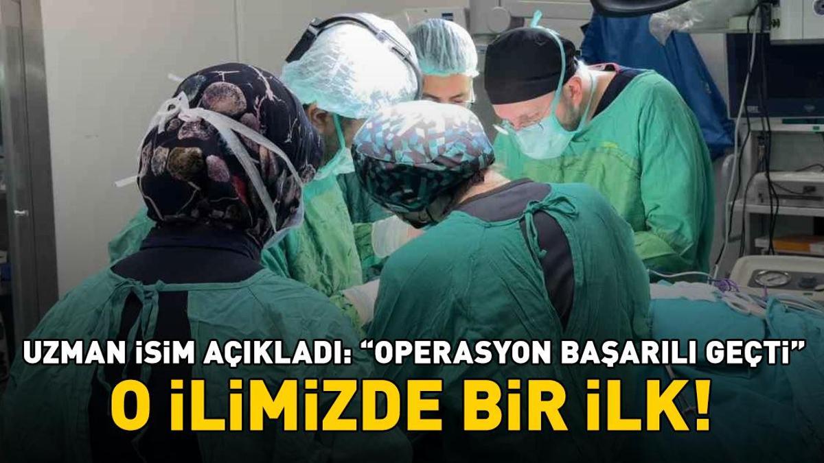 O ilimizde bir ilk! Operasyon başarılı geçti! İleri evre larenks kanseri ameliyatı gerçekleştirildi