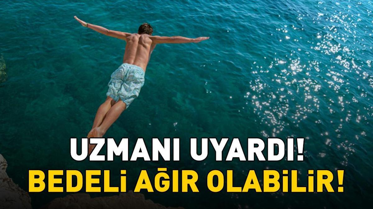 Yüksekten Suya Atlamanın Bedeli Ağır Olabilir! Uzman İsim Uyardı! Serinlemek İsterken Sağlığınızdan Olmayın!