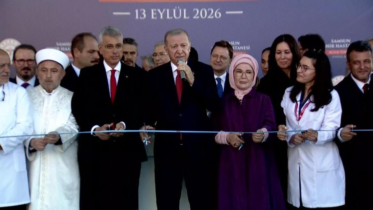 SON DAKİKA! Samsun Şehir Hastanesi açıldı! Erdoğan: Türkiye sağlıkta parmakla gösterilen bir konuma ulaştı