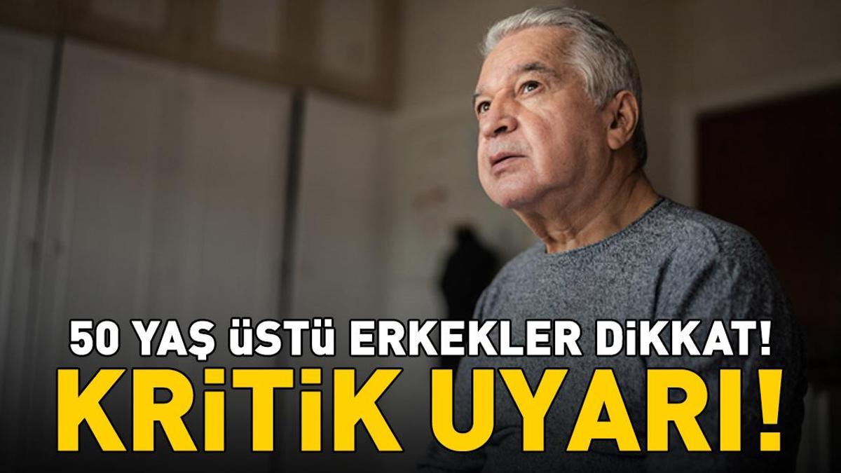 50 yaş üstü erkekler dikkat! Uzman isim uyardı: 'Erken dönemde belirti vermeyebiliyor'
