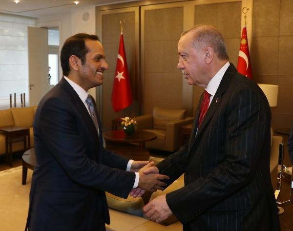 Cumhurbaşkanı Erdoğan Katar Başbakan Yardımcısı ve Dışişleri Bakanı Sani’yi kabul etti