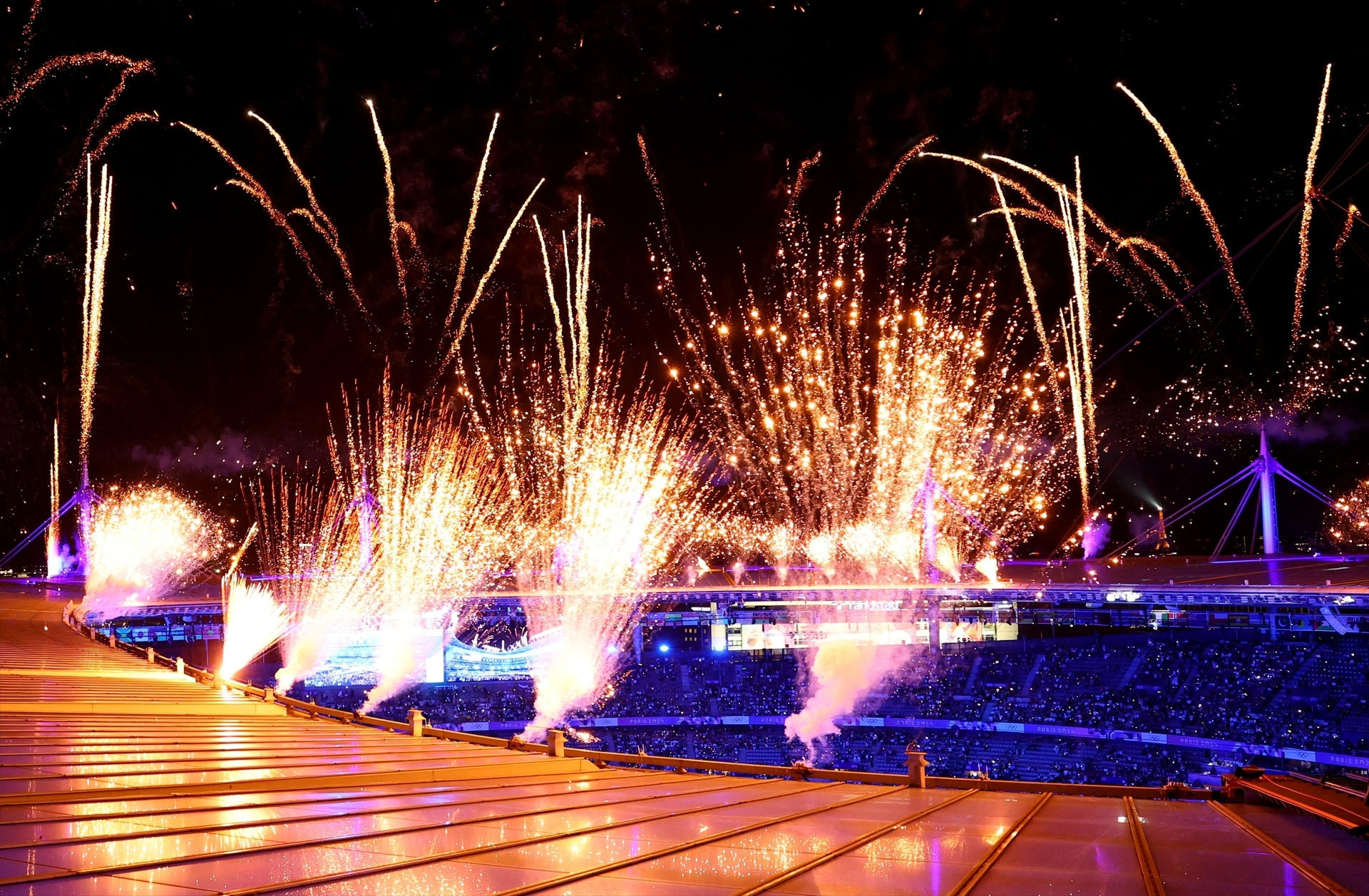 Paris 2024 Olimpiyat Oyunları kapanışında görsel şov! 