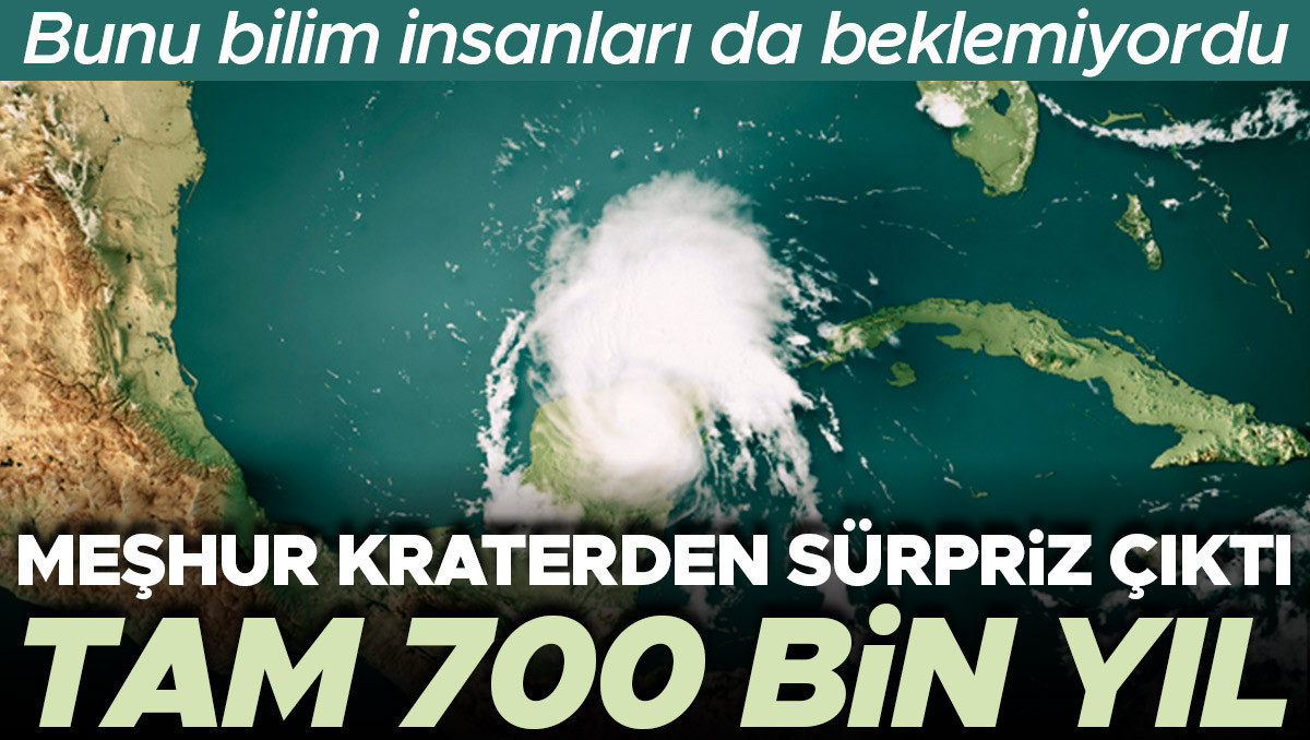 Bunu bilim insanları da beklemiyordu! Dinozorları yok eden kraterden bir sürpriz çıktı | Etkisi 700 bin yıl sürdü