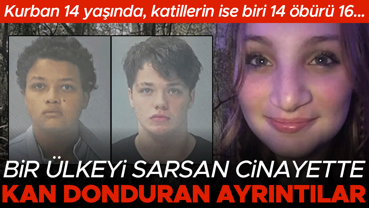 Kurban 14 yaşında! Katillerin ise biri 14, diğeri 16... Bir ülkeyi sarsan cinayette kan donduran ayrıntılar