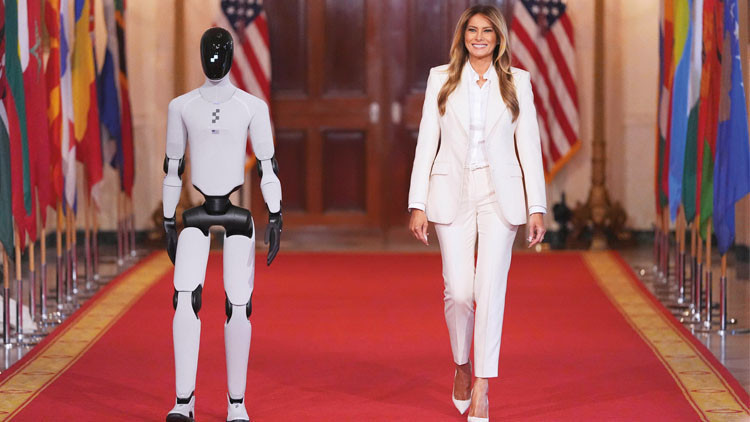 Törene robotla katıldı