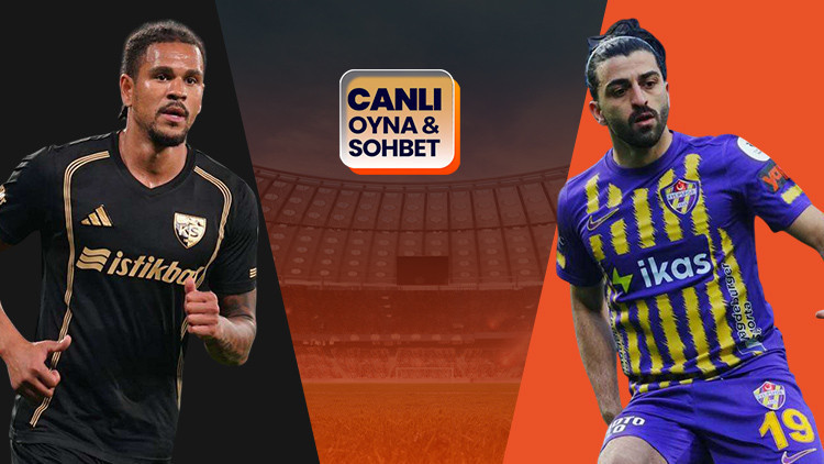 Kayserispor, Eyüpspor ile karşı karşıya geliyor! Maçın heyecanı canlı sohbet ile Misli'de