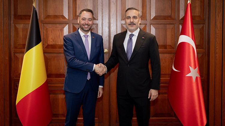 Dışişleri Bakanı Hakan Fidan Belçikalı mevkidaşı ile görüştü