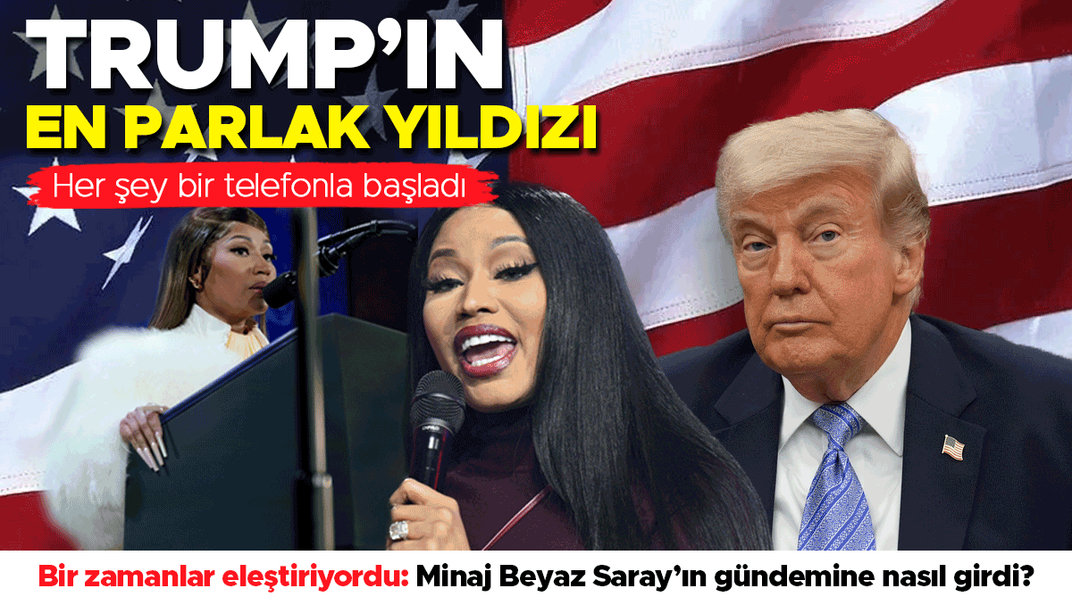 Bir telefonla başladı: Nicki Minaj artık Trump’ın en parlak destekçisi