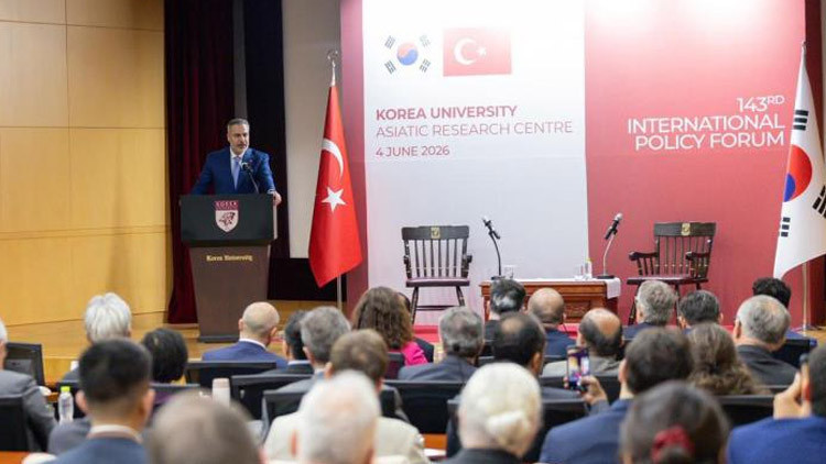 Dışişleri Bakanı Hakan Fidan Kore Üniversitesi'nde hitapta bulundu
