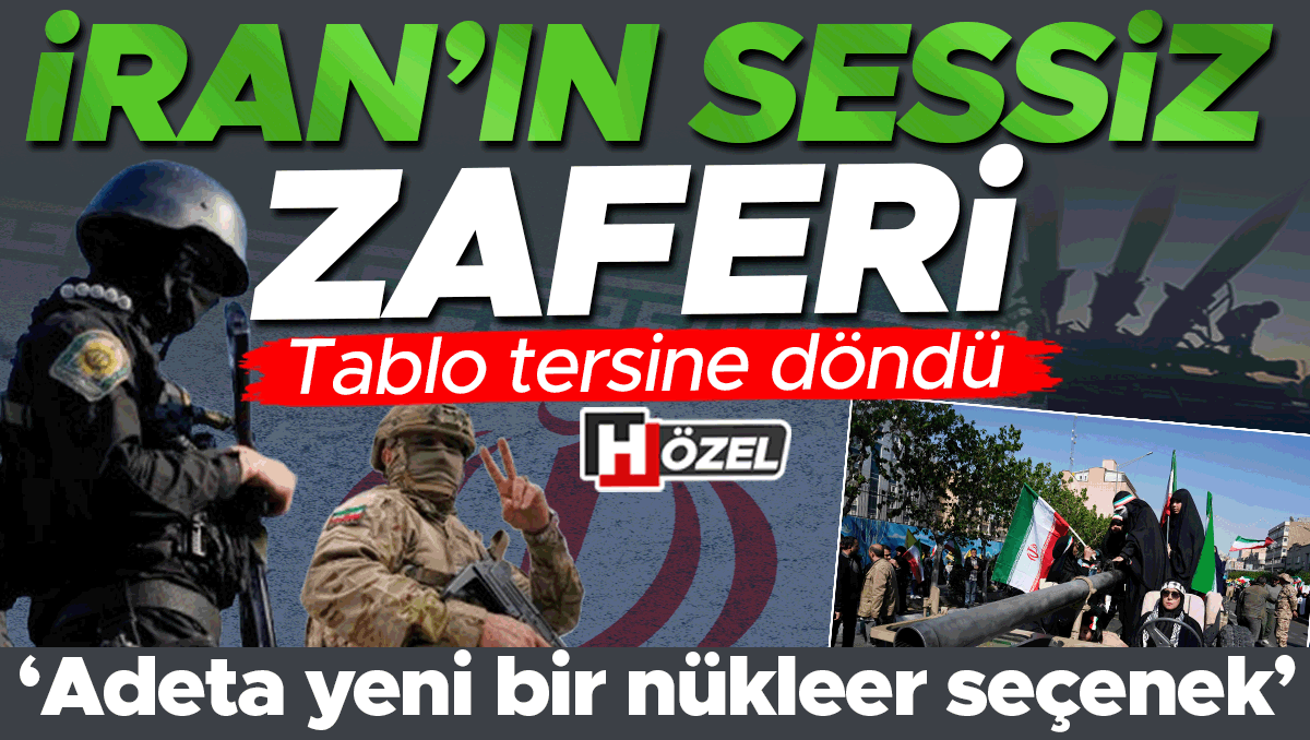 Tablo tersine döndü: İran’ın sessiz zaferi! ‘Yeni bir nükleer seçenek’