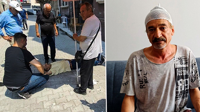 Kaldırımda çay içerken başına gelene inanamadı: Şikayetçi oldu! 'Ayağımı ve kolumu hareket ettiremiyorum'