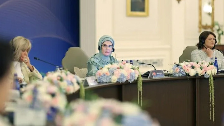 Emine Erdoğan'ın NATO marjında buluşturduğu lider eşleri 'Çocuklar, Teknoloji ve Güvenlik' konusunu ele aldı