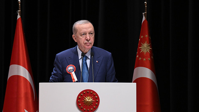 Cumhurbaşkanı Erdoğan: Milli güvenlikten taviz vermeyiz! Yeni sistemin kutupbaşlarından biri olma yolunda ilerliyoruz