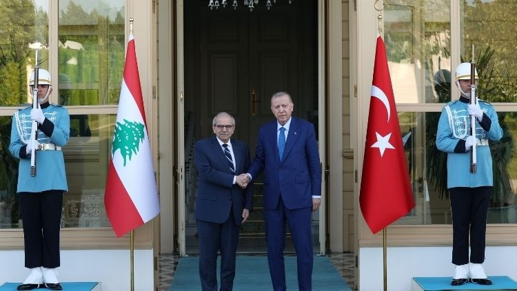 Cumhurbaşkanı Erdoğan, Lübnan Başbakanı Selam'ı kabul etti