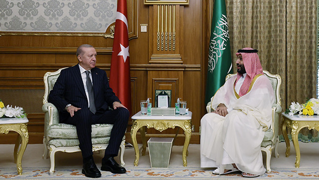 Cumhurbaşkanı Erdoğan Mekke'de Selman ile görüştü