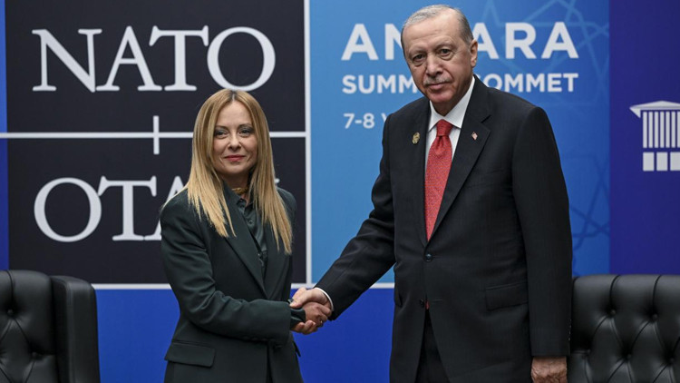 Cumhurbaşkanı Erdoğan’dan, İtalya Başbakanı Meloni’ye tebrik mesajı