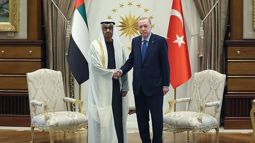 Cumhurbaşkanı Erdoğan, BAE Devlet Başkanı Al Nahyan ile görüştü