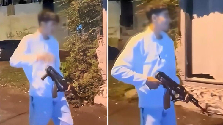 Sarıyer'de 14 yaşındaki şüpheli kalaşnikofla havaya ateş açtı: Silahı koltuk süngerine saklamış!
