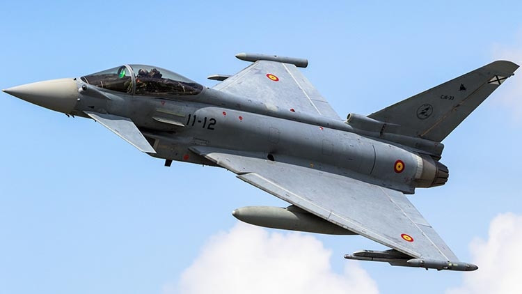 İtalya'nın Eurofighter'ı Suudi Arabistan'da vuruldu