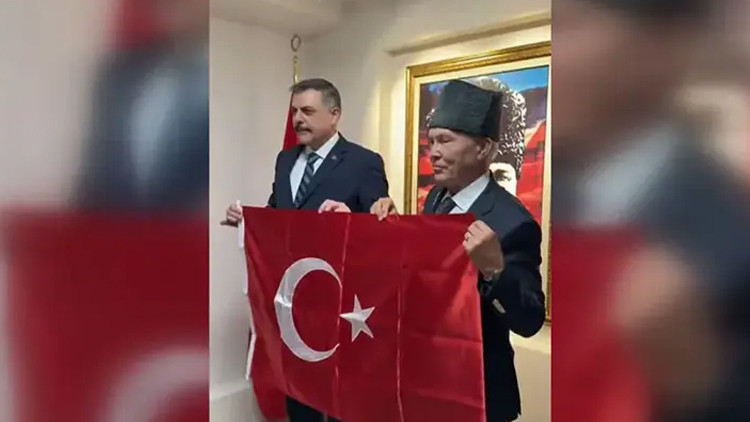 Hakem Bakan Çiftçi, Türkiye Muharip Gaziler Derneği'ni ziyaret etti