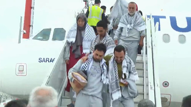 İsrail alıkoymuştu: Sumud Filosu aktivistleri Türkiye'de