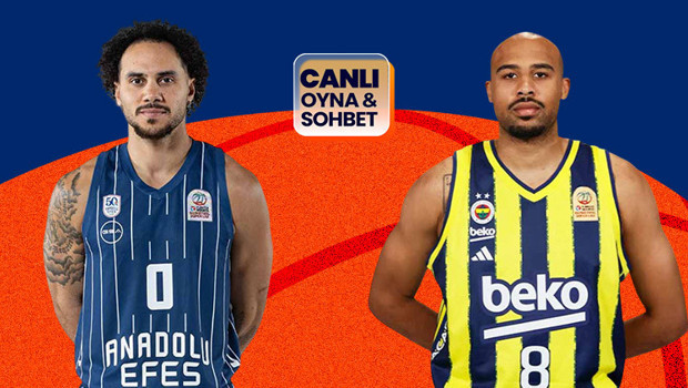 Anadolu Efes, Fenerbahçe’yi ağırlıyor! Maçın heyecanı canlı sohbet ile Misli’de