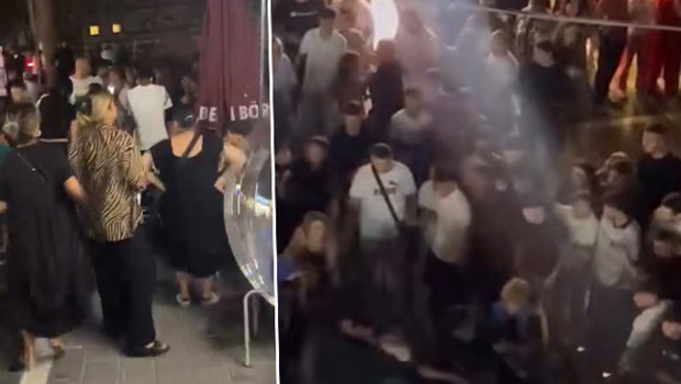 Beyoğlu’nda rapçi Poizi’nin konserinde tekmeli yumruklu kavga: Polis müdahale etti