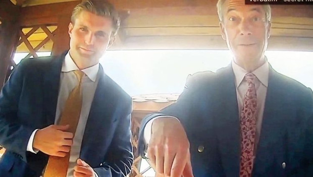 Gizli kamera operasyonu popülist Farage’ı yaktı