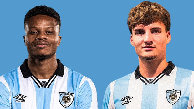 Erzurumspor’dan orta sahaya çifte takviye