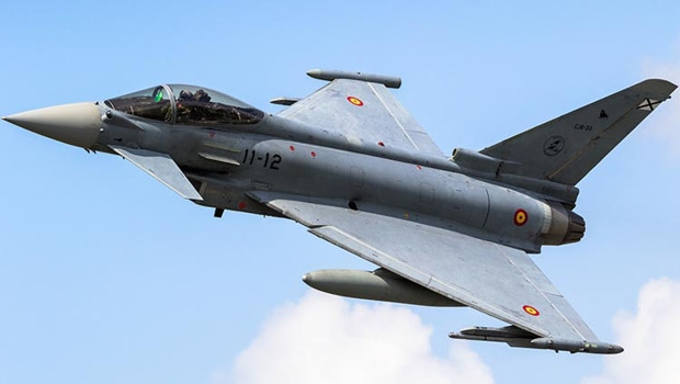 İtalya'nın Eurofighter'ı Suudi Arabistan'da vuruldu