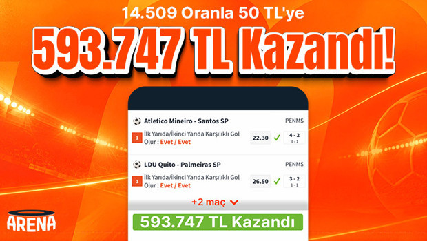 4 maçın tamamını bildi, 593.747 TL kazandı…
