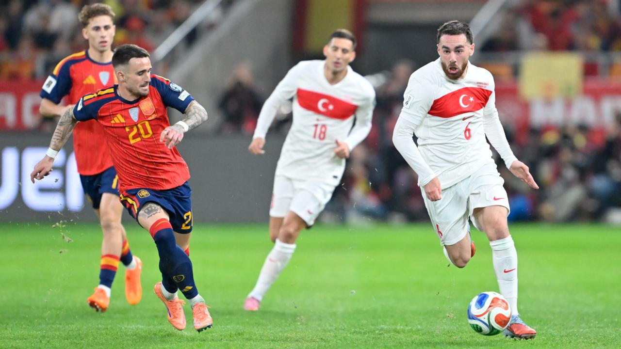 A Milli Futbol Takımımız, İspanya'dan puanla döndü