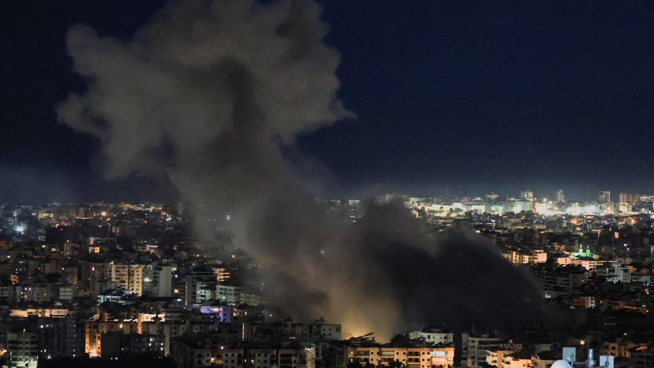 İşgalci İsrail ordusu Beyrut'un Dahiye bölgesine hava saldırısı düzenledi