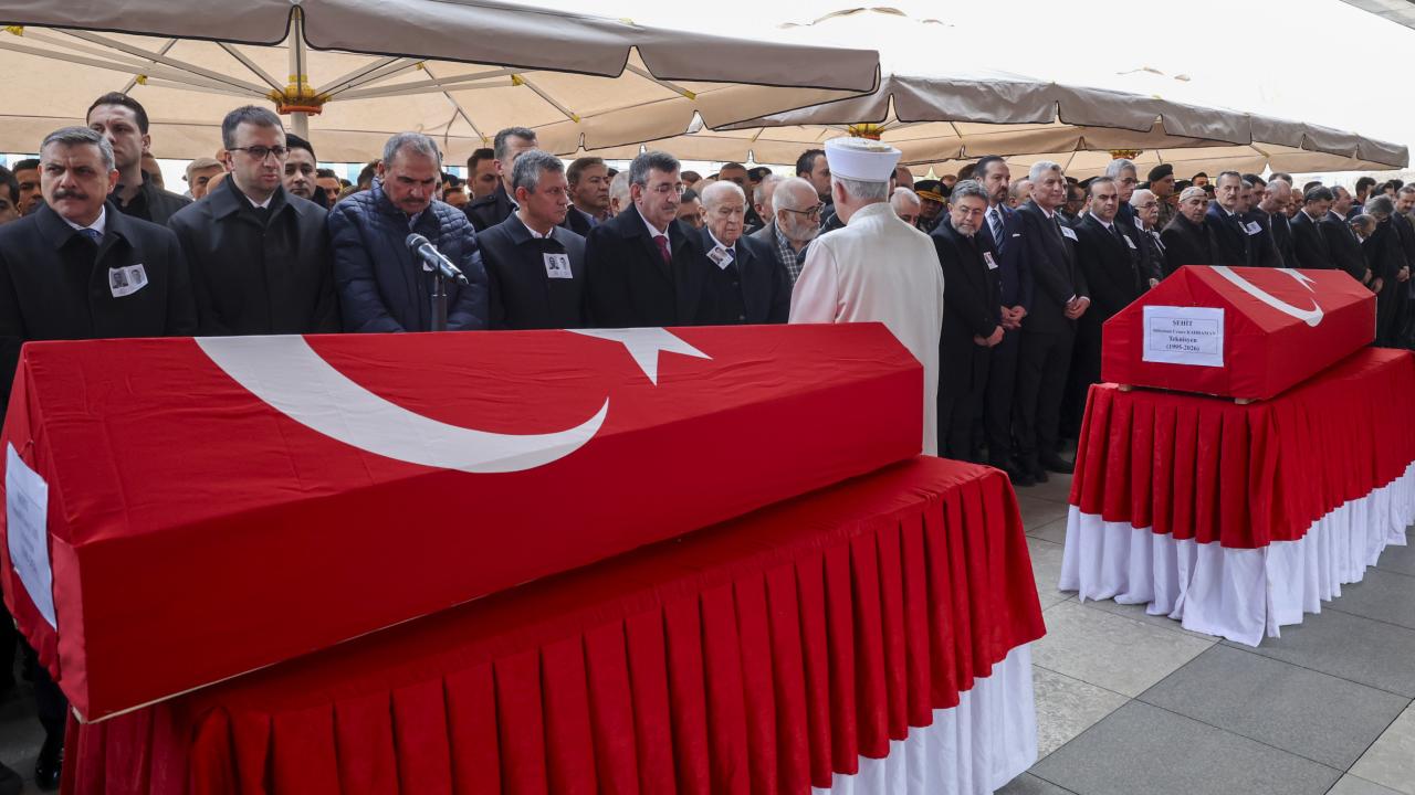 Şehit olan ASELSAN teknisyenleri için cenaze töreni düzenlendi