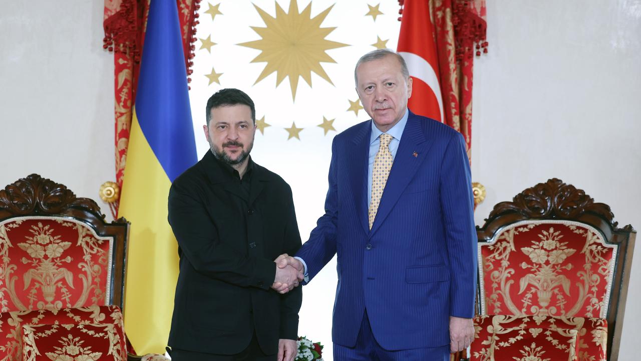 Cumhurbaşkanı ErdoğanZelenski görüşmesi başladı