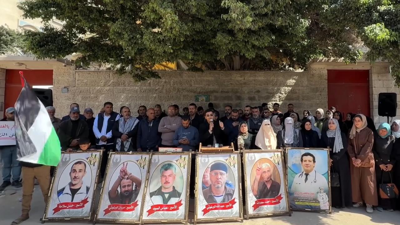 Gazzelilerden İsrail'in idam yasasına karşı Filistinli esirleri yalnız bırakmayın çağrısı