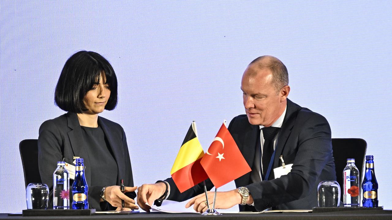 Türk ve Belçikalı firmalar arasında resmi imza töreni yapıldı