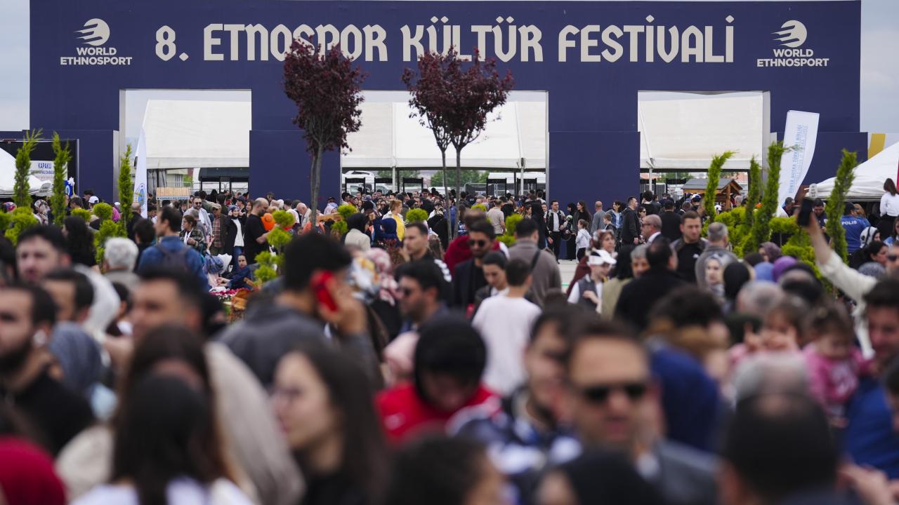 8. Etnospor Kültür Festivali'ne üçüncü gününde yoğun ilgi