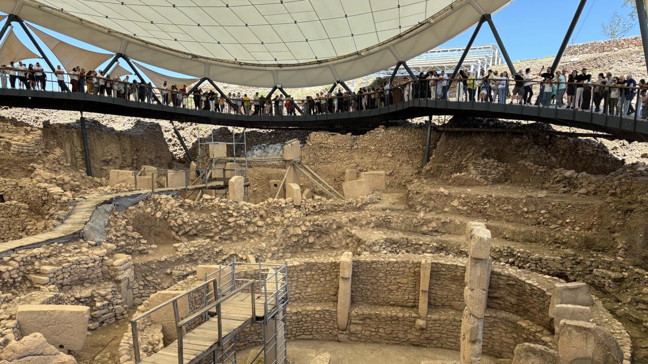 Göbeklitepe'de bayram tatili yoğunluğu yaşanıyor