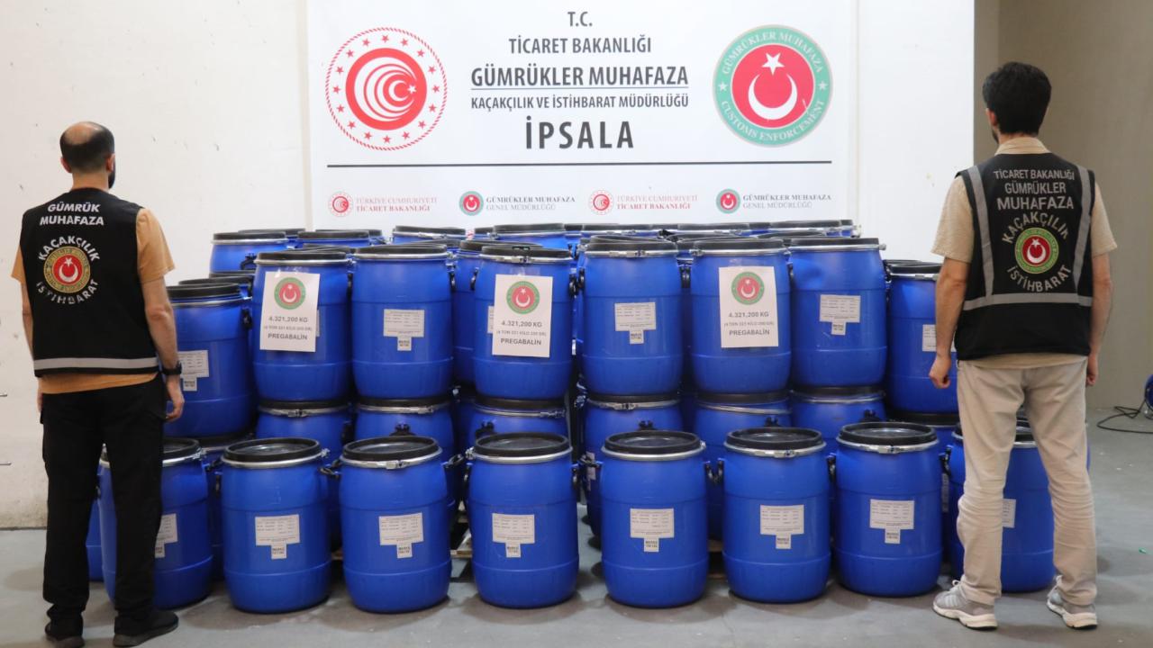 Gümrüklerde 36 ton uyuşturucu ele geçirildi