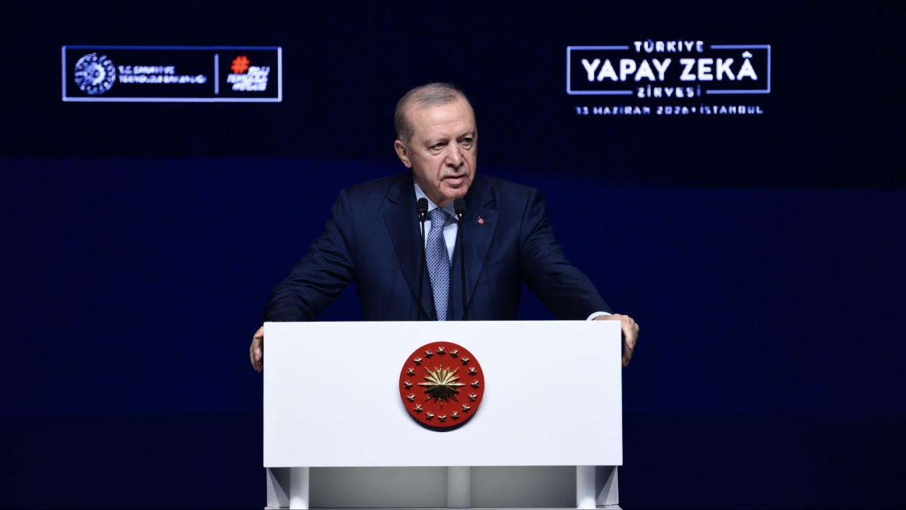 Cumhurbaşkanı Recep Tayyip Erdoğan konuşuyor