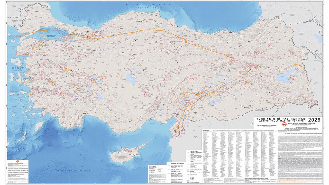 Türkiye Diri Fay Haritası stratejik rehber olacak