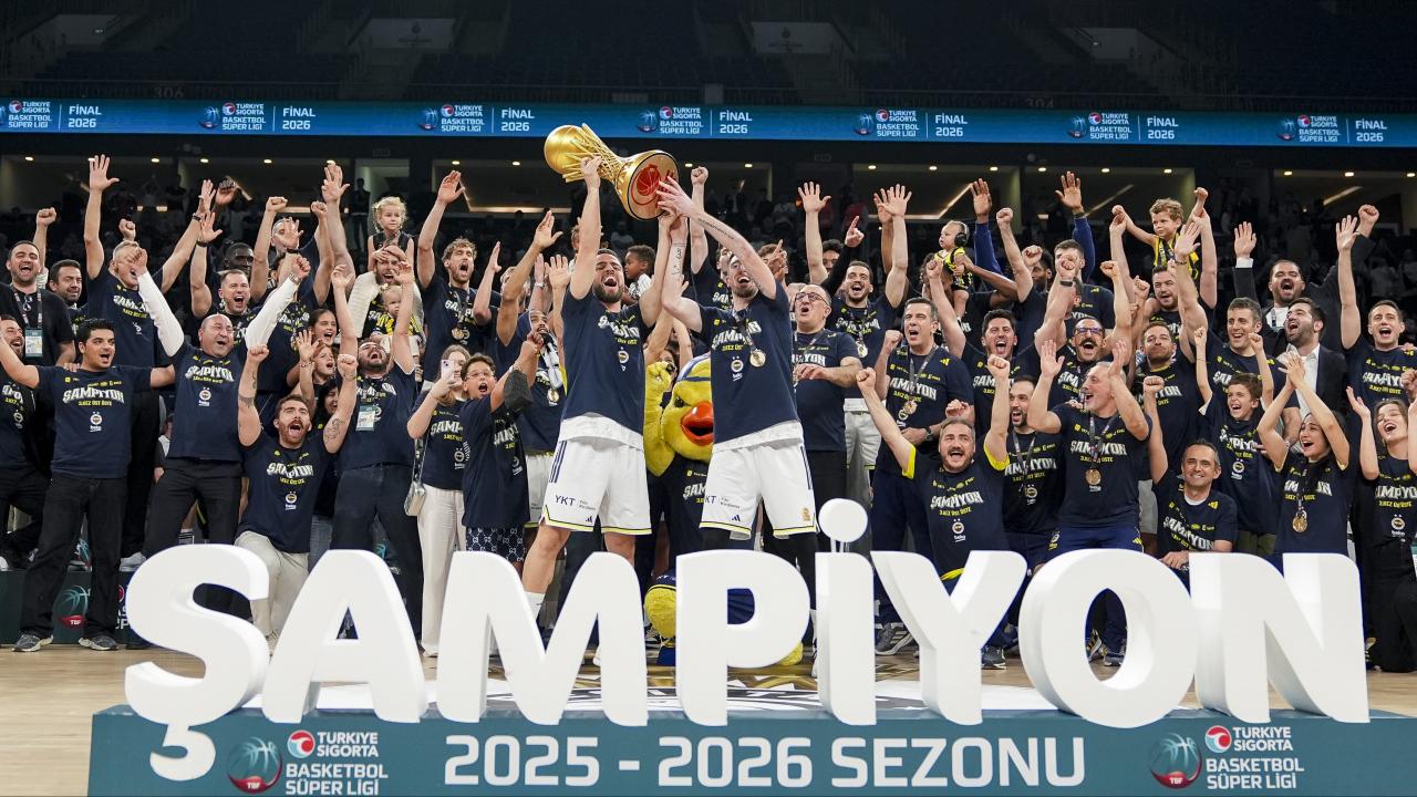 Basketbol Süper Ligi'nde şampiyon Fenerbahçe Beko