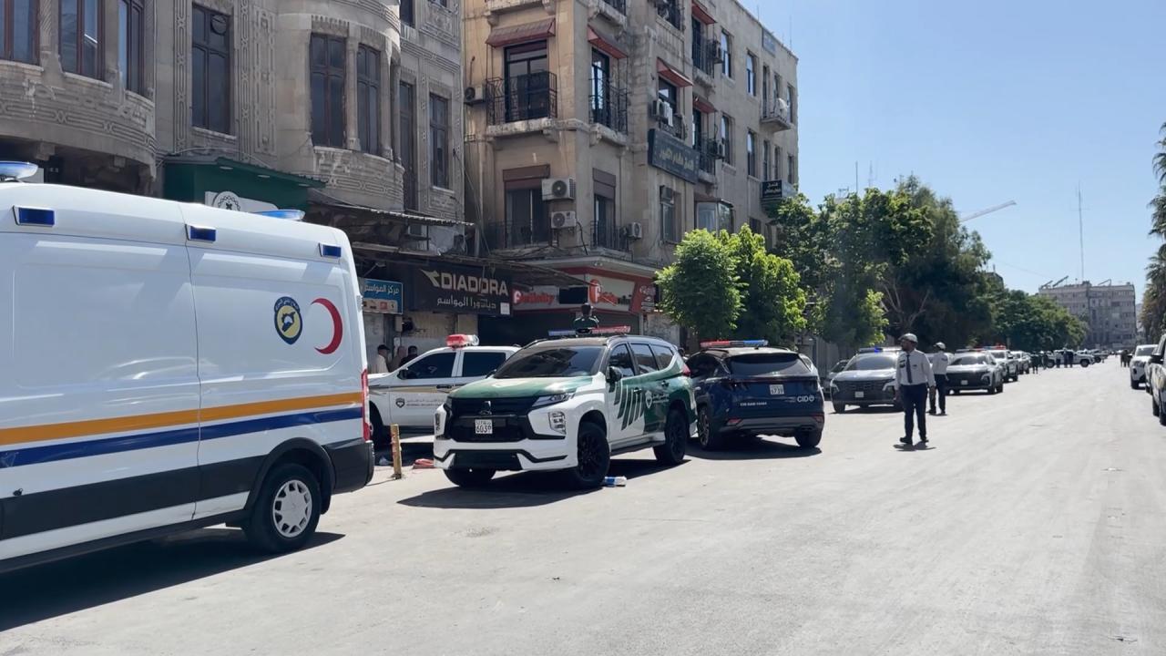 Suriye'nin başkenti Şam'da patlama meydana geldi